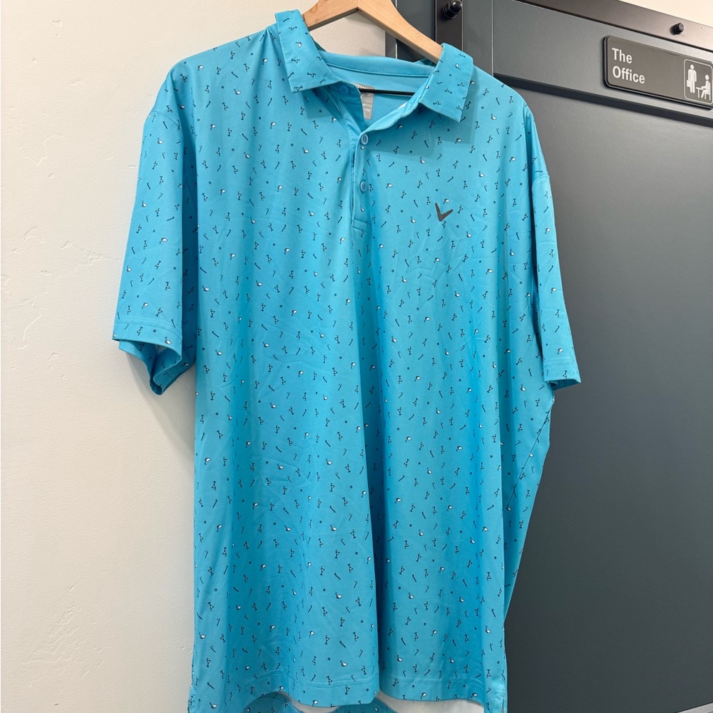 Callaway Blue Performance Polo Shirt